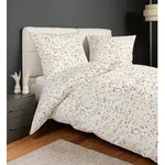 Janine Bettw&auml;sche CORTINA Soft-Cotton 71007 beige kupfer 135x200 cm + 80x80 cm