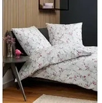 Janine Bettw&auml;sche CORTINA Soft-Cotton 71010 rosa beere 155x220 cm + 80x80 cm