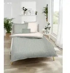 kaeppel Bettw&auml;sche Feinbiber Eternity Combo khaki 135x200 cm + 80x80 cm