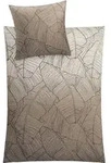 Kleine Wolke Bettw&auml;sche Vero Taupe Standard Bettbezug 135x200, Kissenbezug 80x80cm