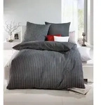 kaeppel Bettw&auml;sche Satin Eternity Combo zinn 155x220 cm + 80x80 cm