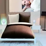 G&ouml;zze Wendebettw&auml;sche in Cashmere-Qualit&auml;t schoko-braun/wollwei&szlig; Komfort