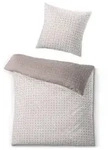Kleine Wolke Bettw&auml;sche Punto Taupe Standard Bettbezug 135x200, Kissenbezug...
