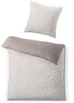 Kleine Wolke Bettw&auml;sche Punto Taupe Komfort Bettbezug 155x220, Kissenbezug...