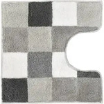 Kleine Wolke Badteppich Caro Flanell 55 cm x 55 cm WC-Vorleger mit Ausschnitt