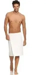 Vossen Herren-Saunakilt Will-L wei&szlig; 60 cm x 140 cm
