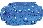 Kleine Wolke Nackenpolster Bubble, Marineblau 32x 22 cm