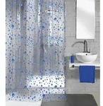 Kleine Wolke Duschvorhang Bubble Marineblau 180 x 200 cm (Breite x H&ouml;he)