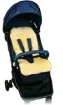 Heitmann Felle Lammfell-Auflage Kinderwagenfell, ca. 77 x 35 cm Gold-Beige