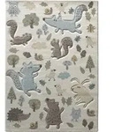 Sigikid Kinderteppich Forest SK-21965-060 wei&szlig; 80x150