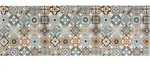 andiamo L&auml;ufer Marrakesch blau-grau 50 cm x 150 cm
