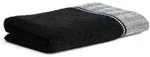 M&Ouml;VE Frottierserie Brooklyn Uni Fischgratbord&uuml;re black Duschtuch 80x150 cm