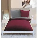 G&ouml;zze Wendebettw&auml;sche in Cashmere-Qualit&auml;t bordeaux/anthrazit 300 g/m2 Standard