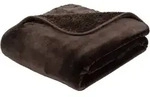 G&ouml;zze Premium Cashmere-Feeling Decke schoko-braun 180x220 cm