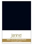 Janine Spannbetttuch Mako-Feinjersey 5007 schwarz 200x200 cm