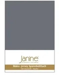 Janine Spannbetttuch Mako-Feinjersey 5007 opalgrau 200x200 cm