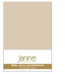 Janine Spannbetttuch Mako-Feinjersey 5007 sand 200x200 cm