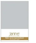 Janine Spannbetttuch Mako-Feinjersey 5007 silber 200x200 cm