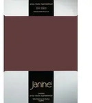 Janine Spannbetttuch Elastic-Jersey 5002 dunkelbraun 200x200 cm