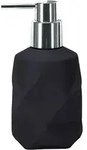 Kleine Wolke Seifenspender Crackle Schwarz 8x17x8cm/ 300ml