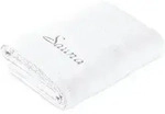 frottana Pearl Saunatuch Uni 80x200 cm mit Stickerei snow
