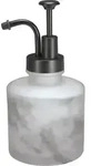 Kleine Wolke Seifenspender Marmor Anthrazit 8,4x17x8,4cm/ 310ml