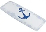 Kleine Wolke Wanneneinlage Anchor, Dunkelblau Wanneneinlage 36x 92 cm