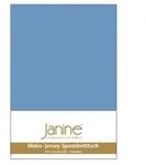 Janine Spannbetttuch Mako-Feinjersey 5007 blau 100x200 cm