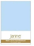 Janine Spannbetttuch Mako-Feinjersey 5007 hellblau 100x200 cm