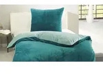 G&ouml;zze Cashmere Wende Bettw&auml;sche aqua/petrol Komfort Bettbezug 155x220cm