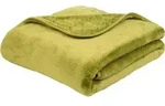 G&ouml;zze Premium Cashmere-Feeling Decke limonegr&uuml;n 180x220 cm