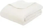 G&ouml;zze Premium Cashmere-Feeling Decke wollwei&szlig; 220x240 cm