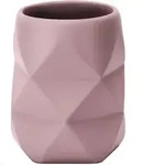 Kleine Wolke Zahnputzbecher Crackle, Rouge 8x10x8/300ml