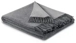 Biederlack Kaschmirplaid grau-silber 130x170 cm