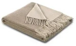 Biederlack Kaschmirplaid natur-sand 150x200 cm