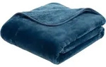 G&ouml;zze Premium Cashmere-Feeling Decke blau 180x220 cm