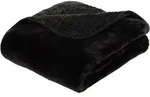 G&ouml;zze Premium Cashmere-Feeling Decke schwarz 180x220 cm