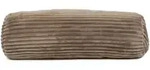 G&ouml;zze Cord-Optik Kissenrolle gef&uuml;llt taupe 70x22 cm