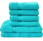 Dyckhoff Frottierserie Siena aqua Duschtuch 70 x 140 cm
