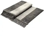 Biederlack Sofaschoner Cover Cotton Salt & Pepper silber 100x200 cm