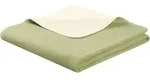 Biederlack Wohndecke Doubleface mint-ecru 150x200 cm