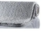 GRUND Badteppich MELANGE Silber 50x60 cm WC-Vorleger mit Ausschnitt