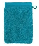 M&Ouml;VE Frottierserie Superwuschel Uni lagoon Waschhandschuh 20x15 cm