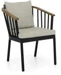 Apple Bee Condor Dining Armchair Alu black