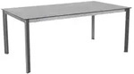 MWH Alutapo Ausziehtisch HPL Zement Iron Grey, 180-240x100cm