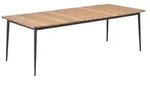 Niehoff Luna Tisch 260x95cm, Gestell Aluminium, Tischplatte Teak natur