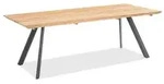 Niehoff Valetta Tisch 220x95cm, Tischplatte Teak recycelt, Gestell Aluminium