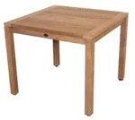 Zebra Bali Tisch 90x90cm aus Teakholz