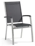 Sieger Bodega Stapelsessel, Aluminium graphit