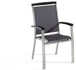 Sieger Royal Stapelsessel Aluminium graphit